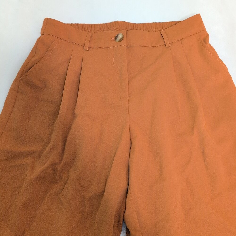 Lillusory Orange Wide-Leg‎ Pants  Size L - Picture 5 of 11